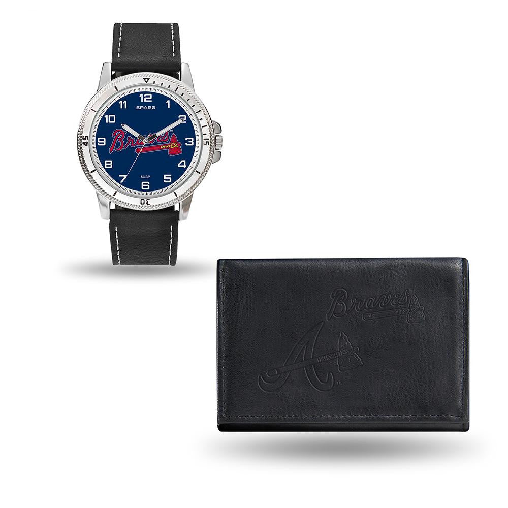 Atlanta Braves MLB Watch and Wallet Set (Chicago Watch)