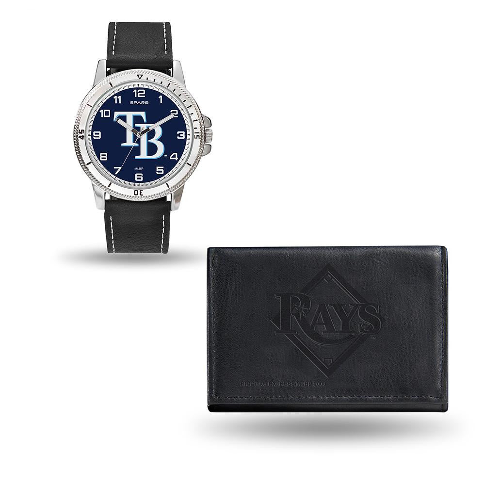 Tampa Bay Rays MLB Watch and Wallet Set (Chicago Watch)