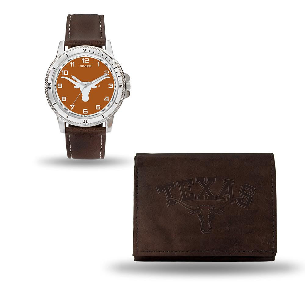 Texas Longhorns NCAA Watch and Wallet Set (Niles Watch)