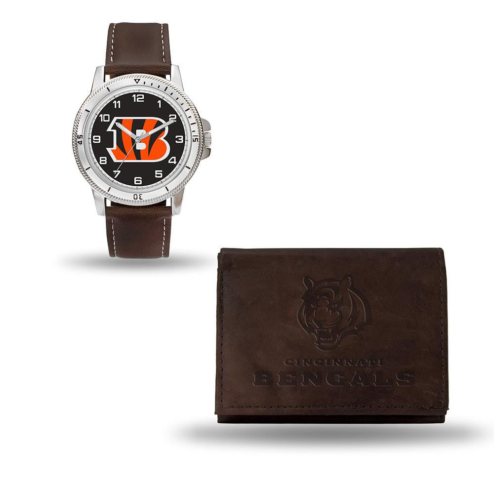 Cincinnati Bengals NFL Watch and Wallet Set (Niles Watch)