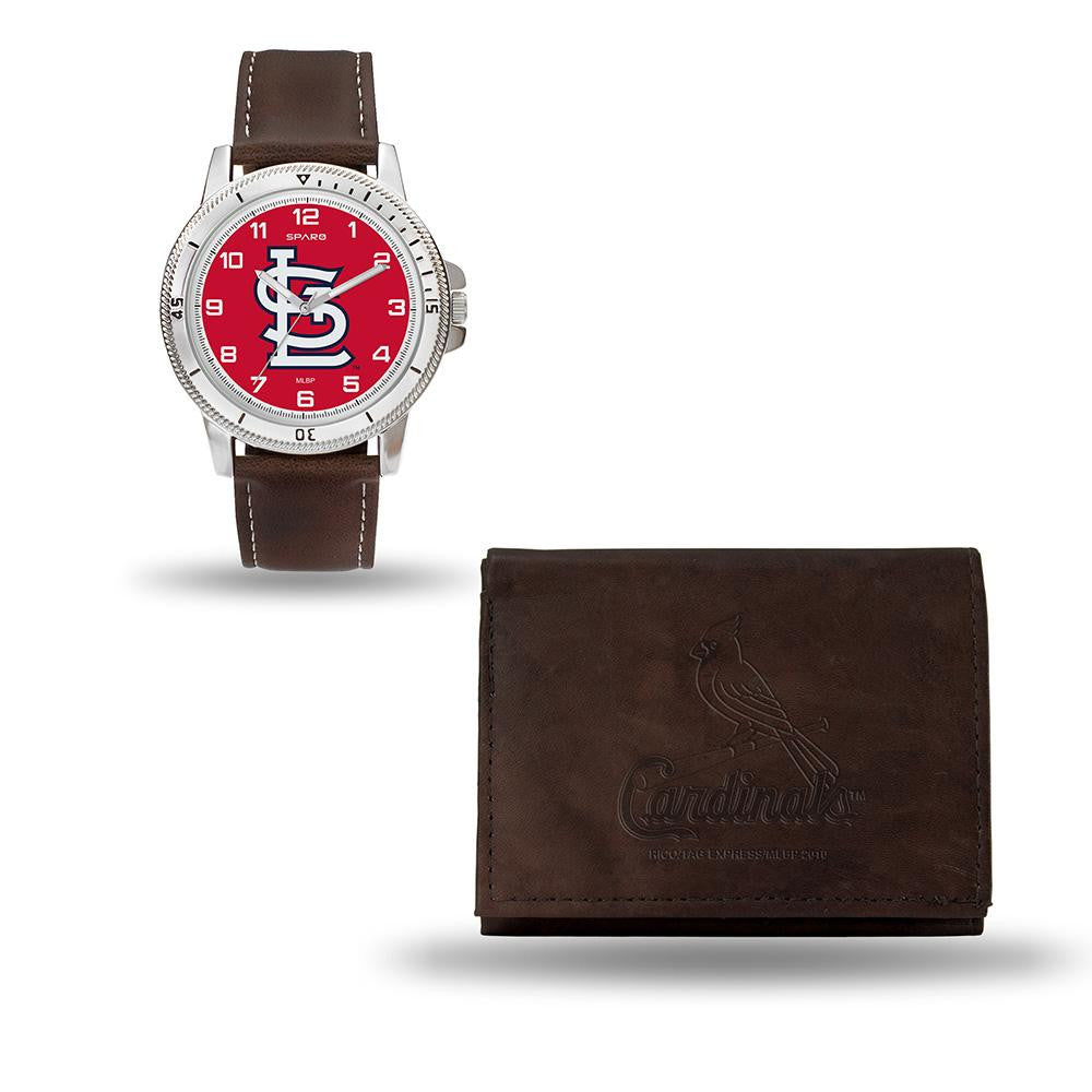 St. Louis Cardinals MLB Watch and Wallet Set (Niles Watch)