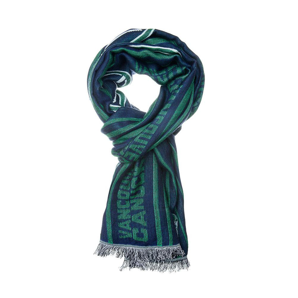 Vancouver Canucks NHL Fashion Team Scarf Blue-Green