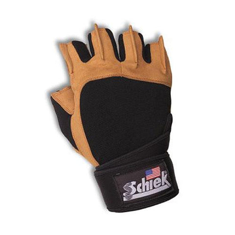 Power Gel Lifting Gloves w- Wrist Wraps 8in 9in (Medium)