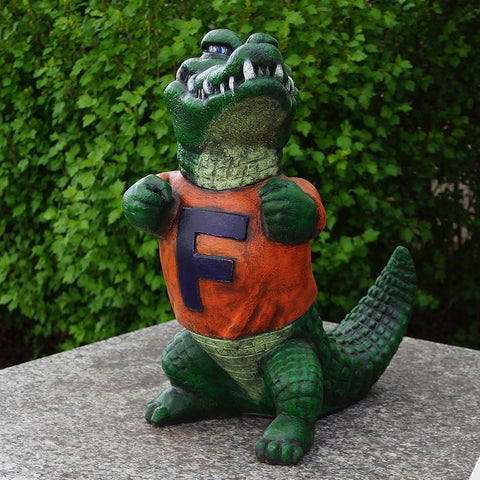 Florida Gators NCAA Gator College Mascot 19in Full Color Statue