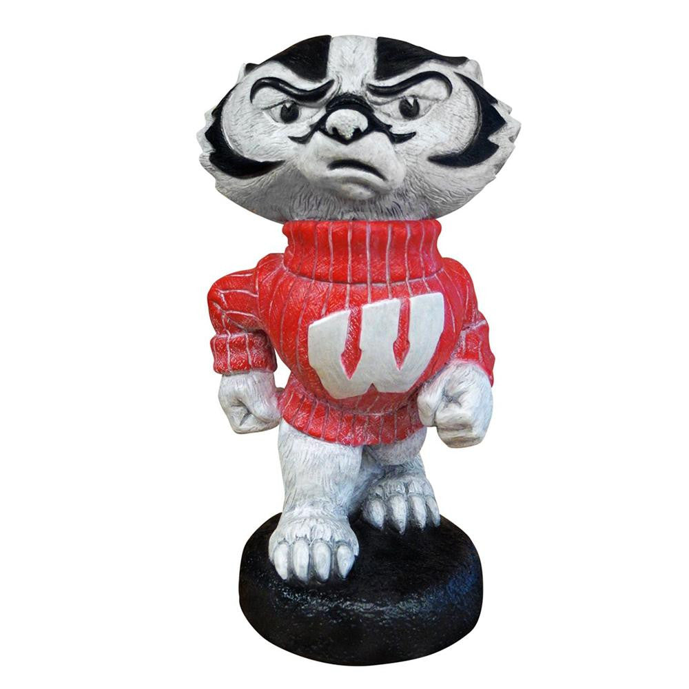 Wisconsin Badgers NCAA Bucky Badger College Mascot 20in Full Color Statue