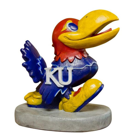 Kansas Jayhawks NCAA Jayhawk College Mascot 17in Full Color Statue