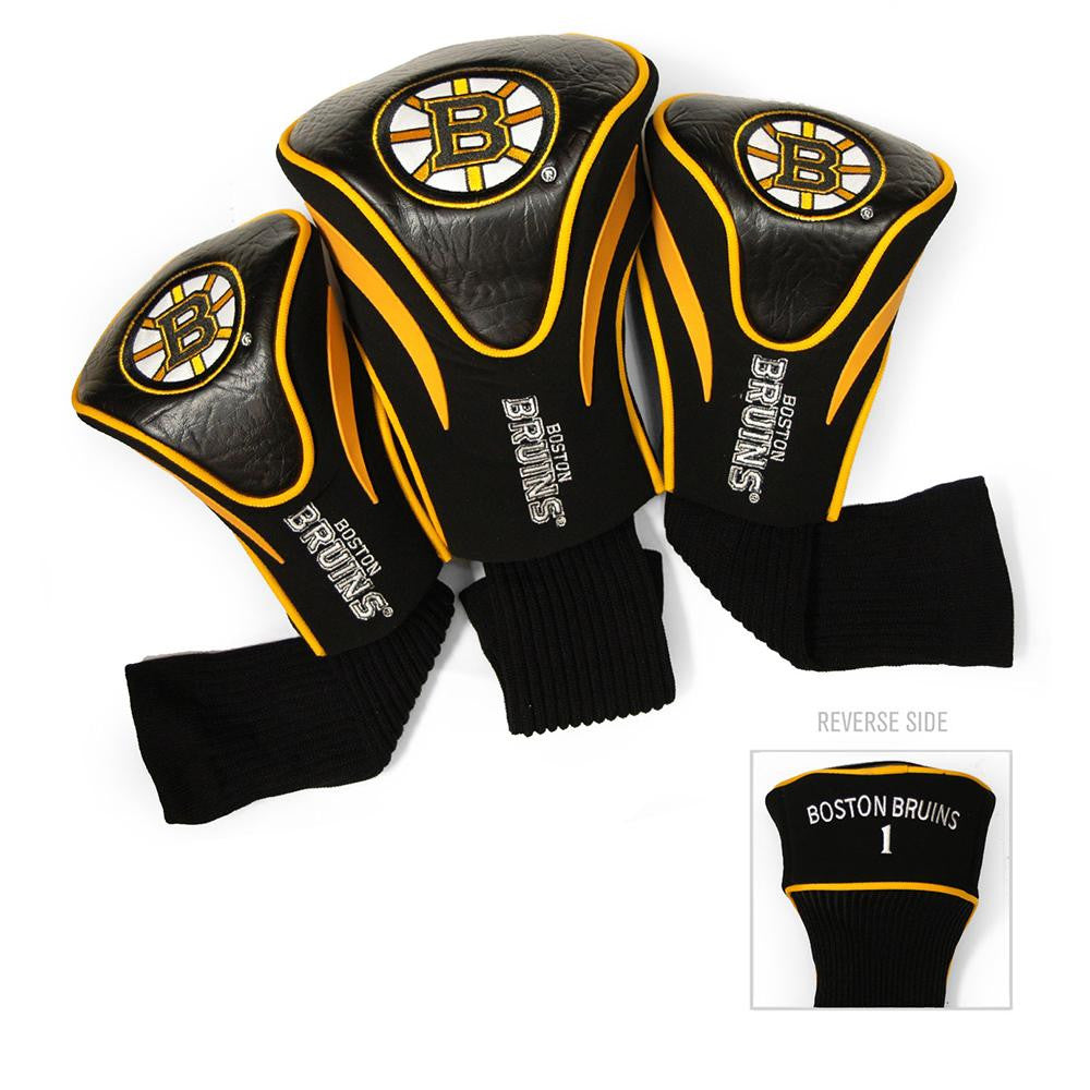 Boston Bruins NHL 3 Pack Contour Fit Headcover