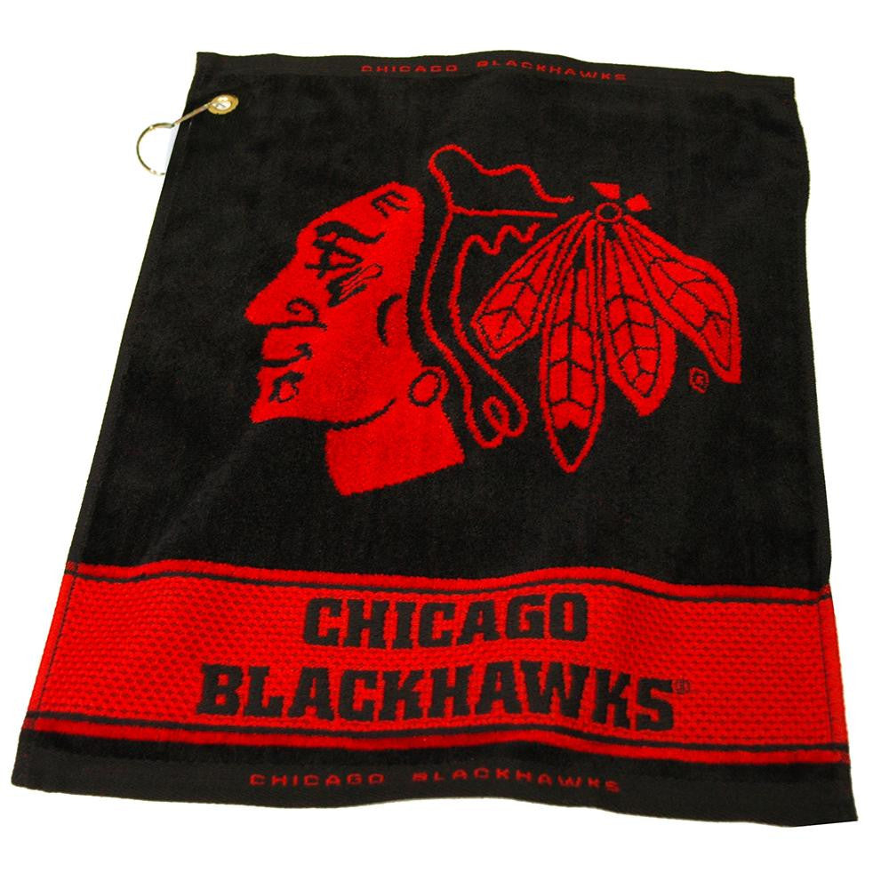 Chicago Blackhawks NHL Woven Golf Towel