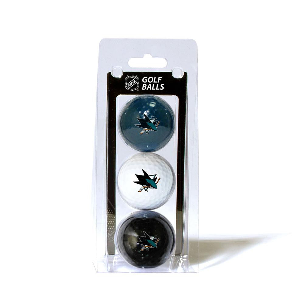 San Jose Sharks NHL 3 Ball Pack