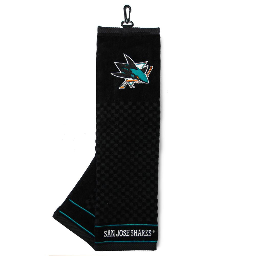 San Jose Sharks NHL Embroidered Tri-Fold Towel