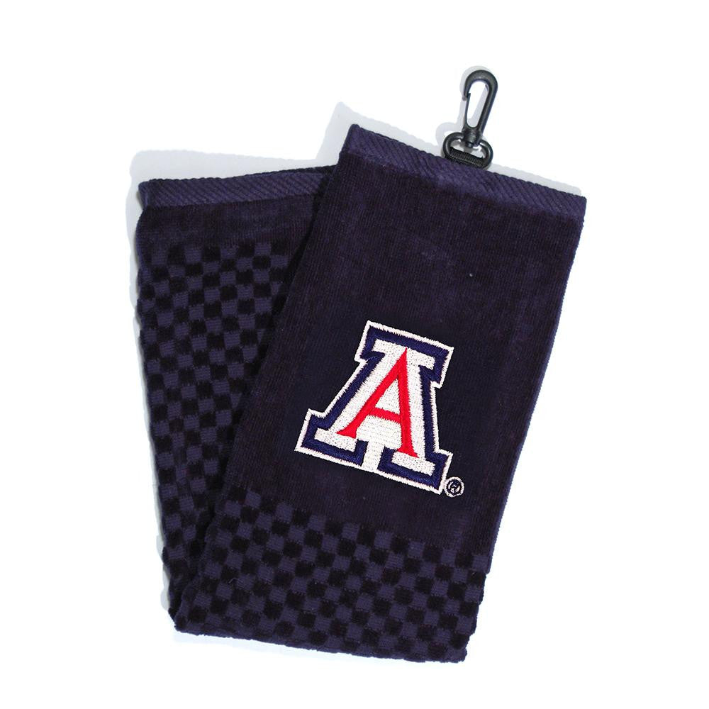 Arizona Wildcats NCAA Embroidered Tri-Fold Towel
