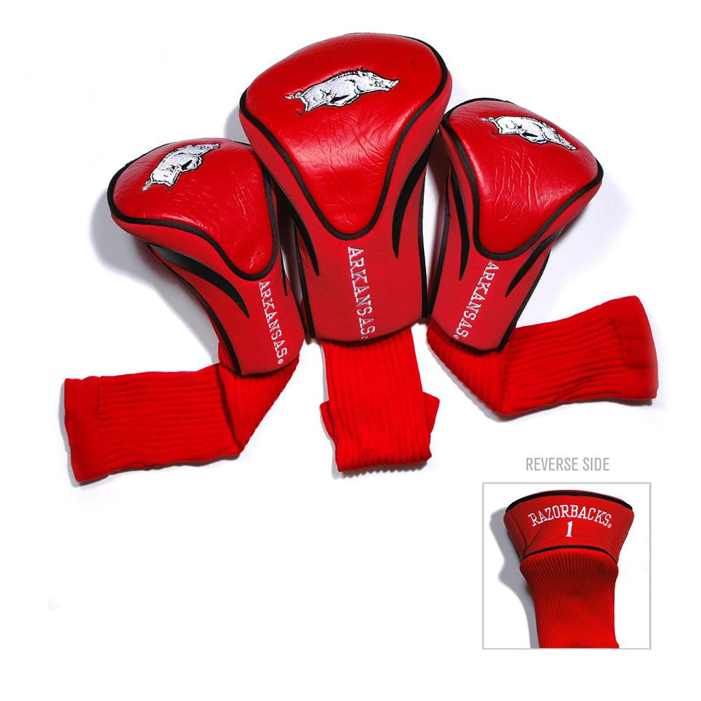 Arkansas Razorbacks NCAA 3 Pack Contour Fit Headcover