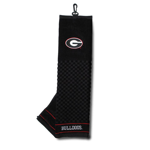 Georgia Bulldogs NCAA Embroidered Tri-Fold Towel