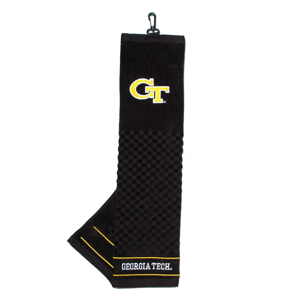 Georgia Tech Yellowjackets NCAA Embroidered Tri-Fold Towel