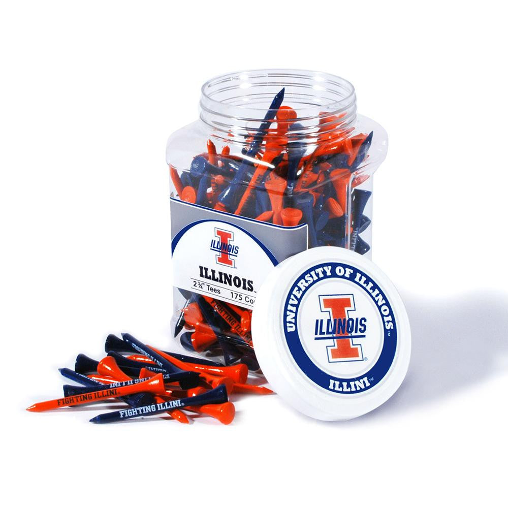 Illinois Fighting Illini NCAA 175 Tee Jar