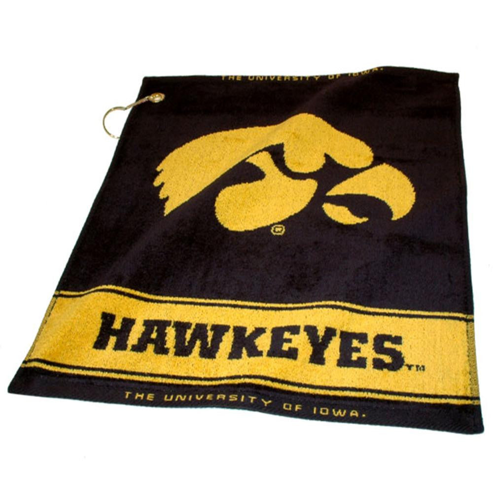 Iowa Hawkeyes NCAA Woven Golf Towel