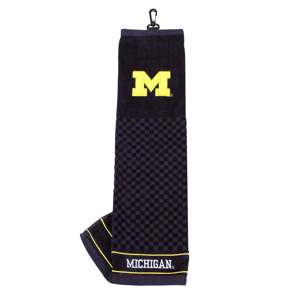 Michigan Wolverines NCAA Embroidered Tri-Fold Towel