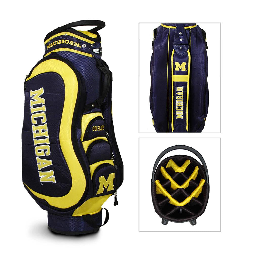Michigan Wolverines NCAA Cart Bag - 14 way Medalist