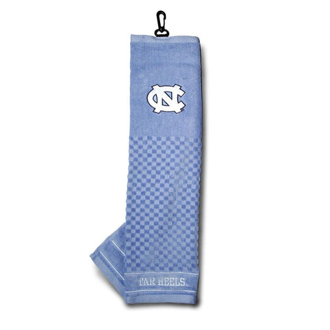 North Carolina Tar Heels NCAA Embroidered Tri-Fold Towel