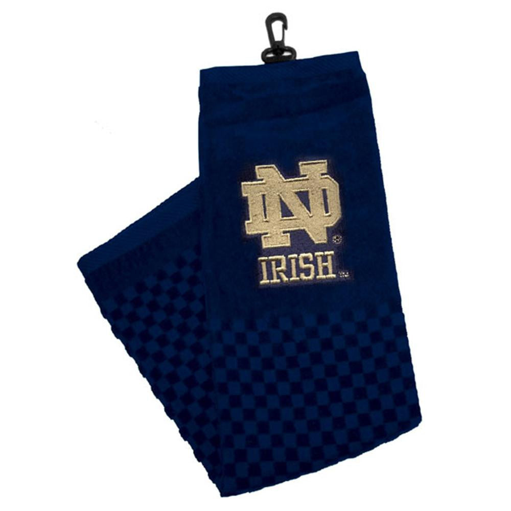 Notre Dame Fighting Irish NCAA Embroidered Tri-Fold Towel