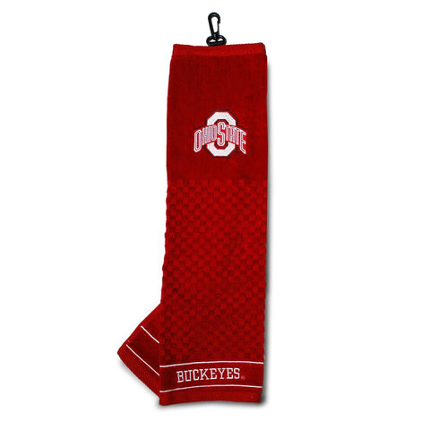 Ohio State Buckeyes NCAA Embroidered Tri-Fold Towel
