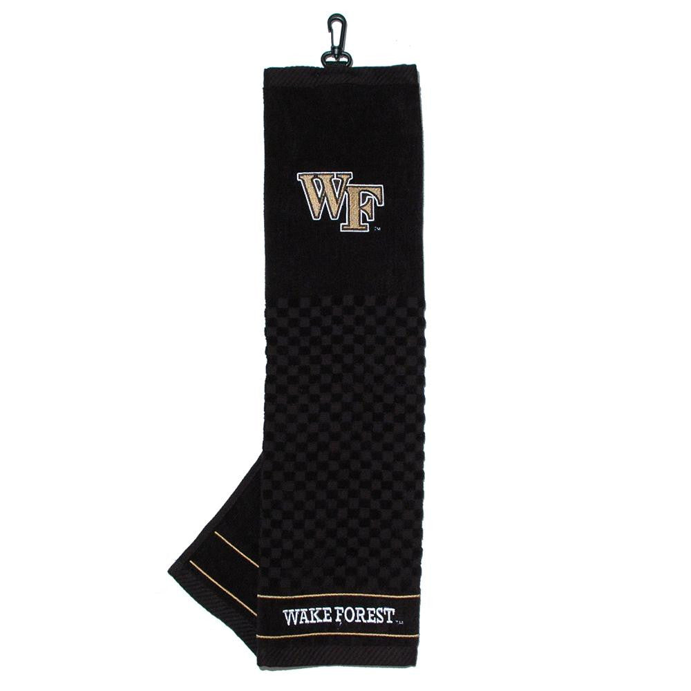 Wake Forest Demon Deacons NCAA Embroidered Tri-Fold Towel