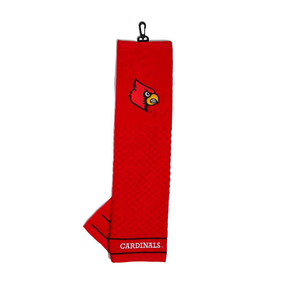 Louisville Cardinals NCAA Embroidered Tri-Fold Towel