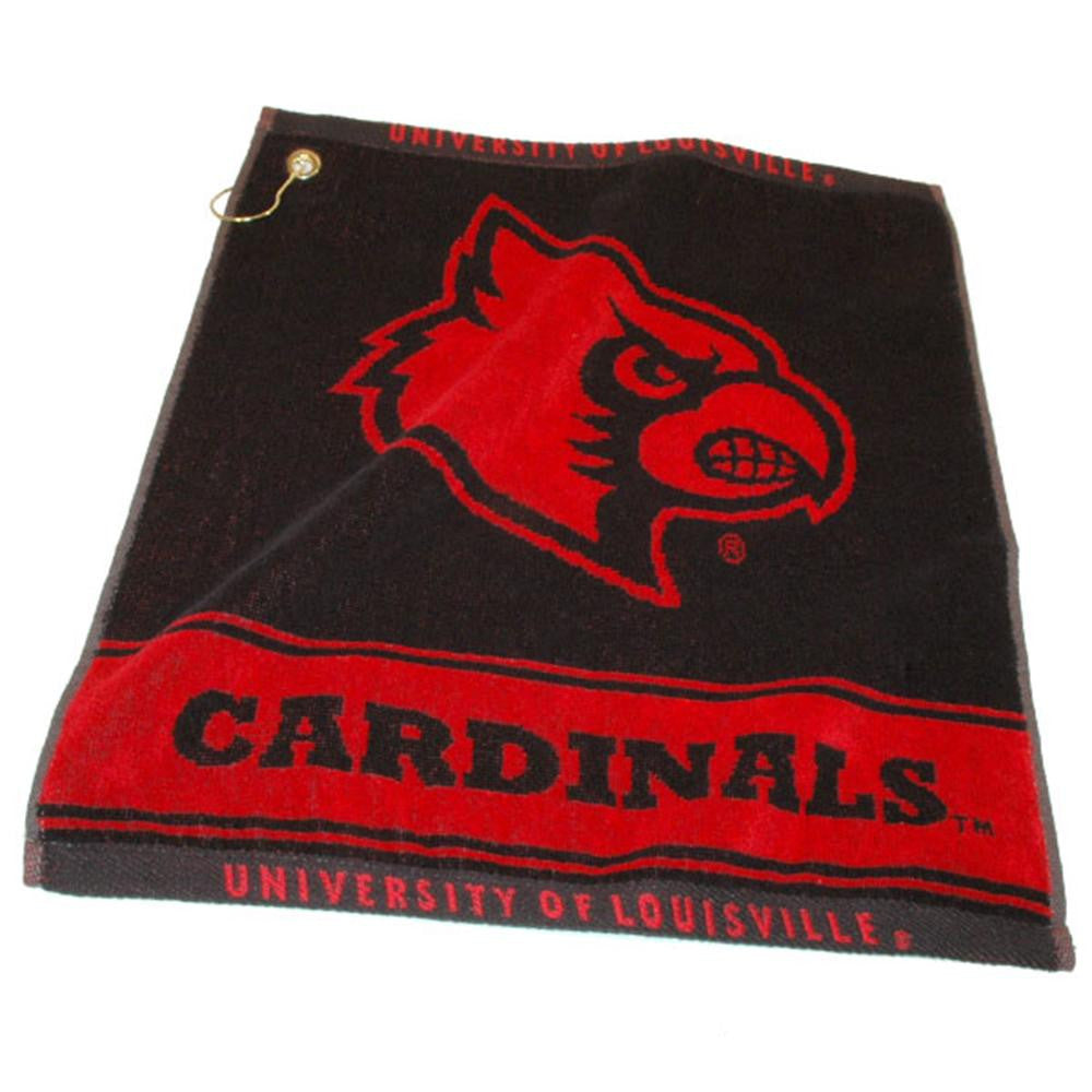 Louisville Cardinals NCAA Woven Golf Towel