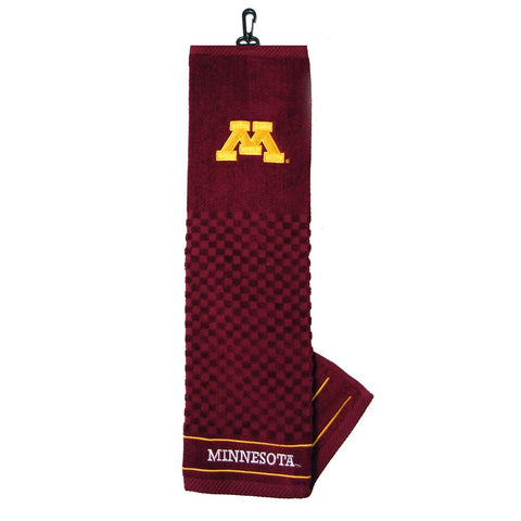 Minnesota Golden Gophers NCAA Embroidered Tri-Fold Towel