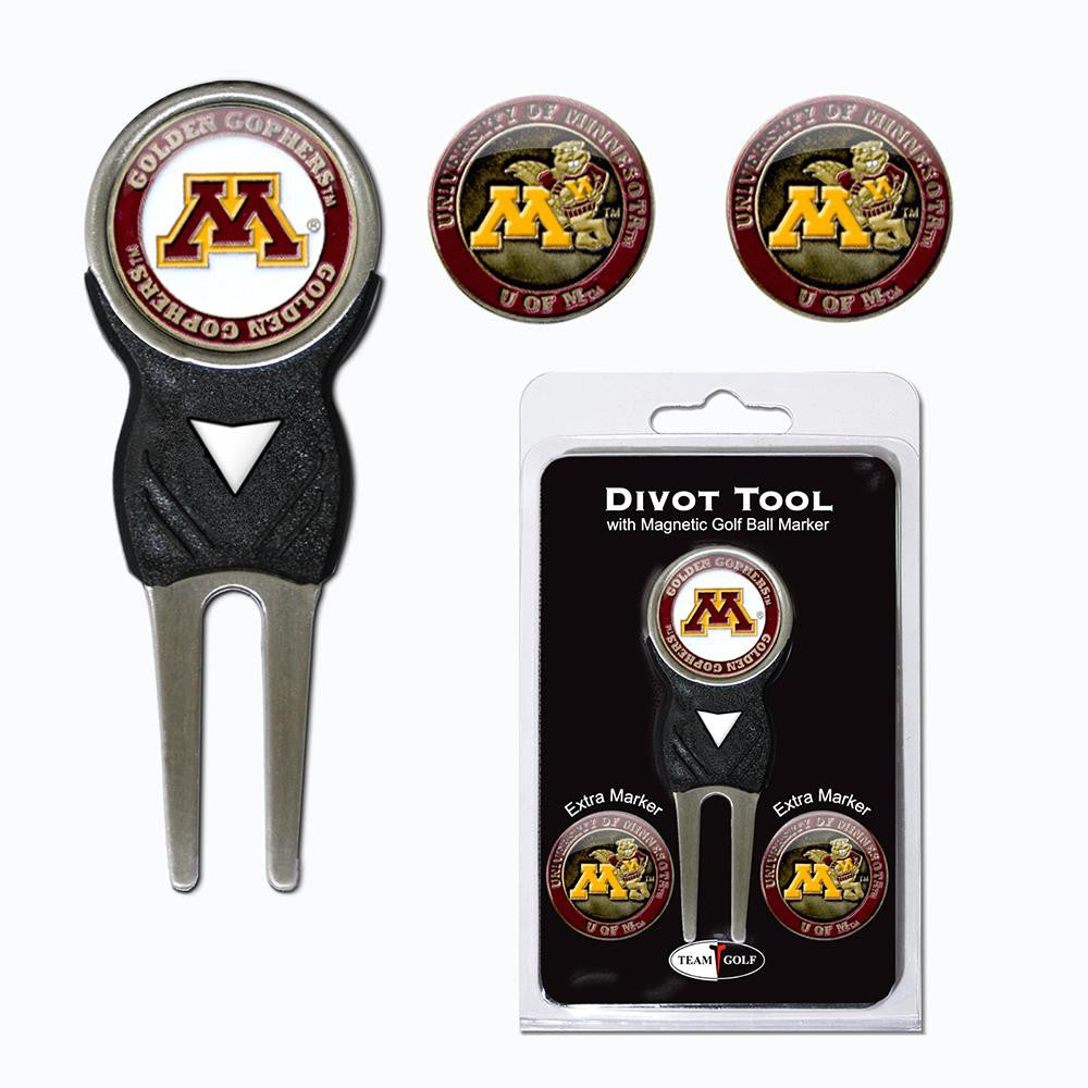 Minnesota Golden Gophers NCAA Divot Tool Pack w-Signature Tool