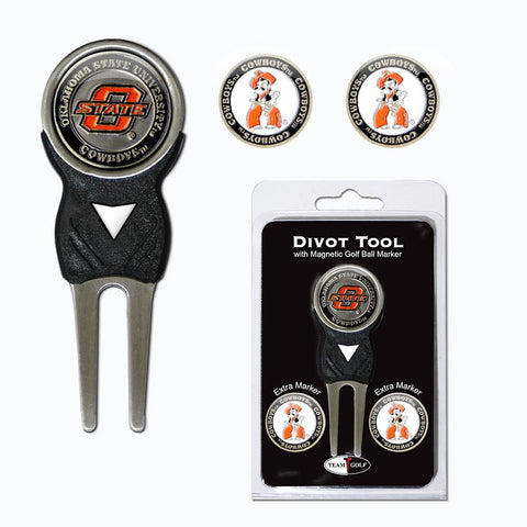 Oklahoma State Cowboys NCAA Divot Tool Pack w-Signature Tool