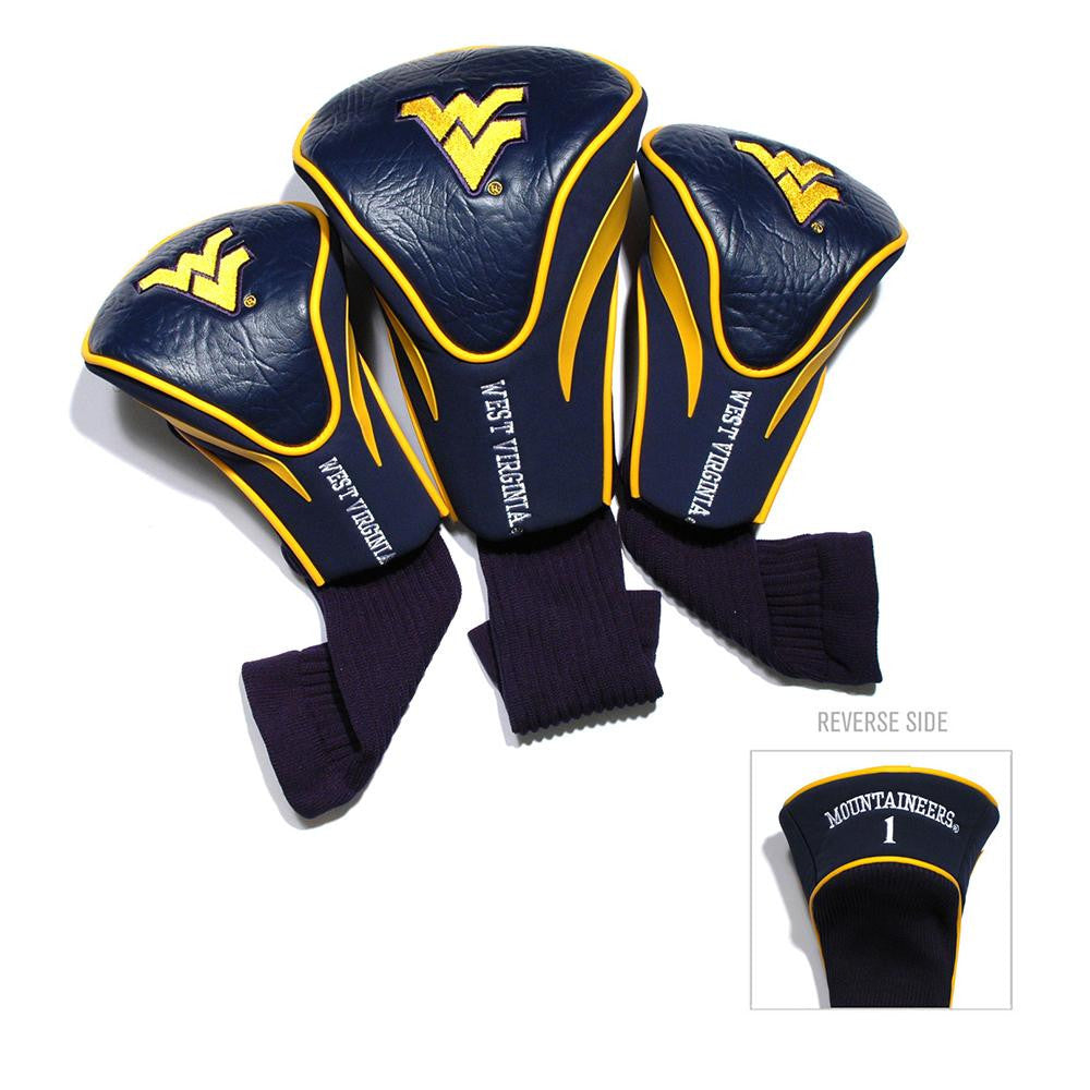 West Virginia Mountaineers NCAA 3 Pack Contour Fit Headcover