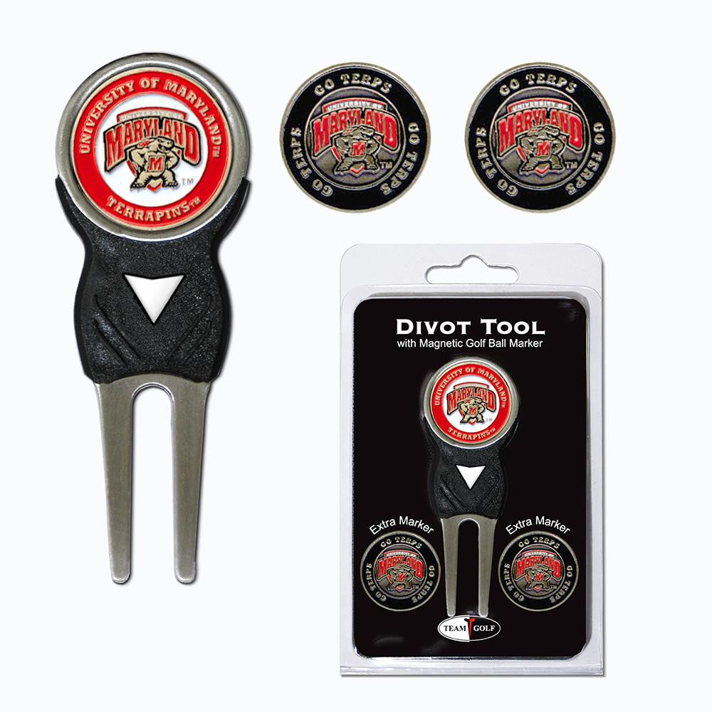 Maryland Terps NCAA Divot Tool Pack w-Signature Tool