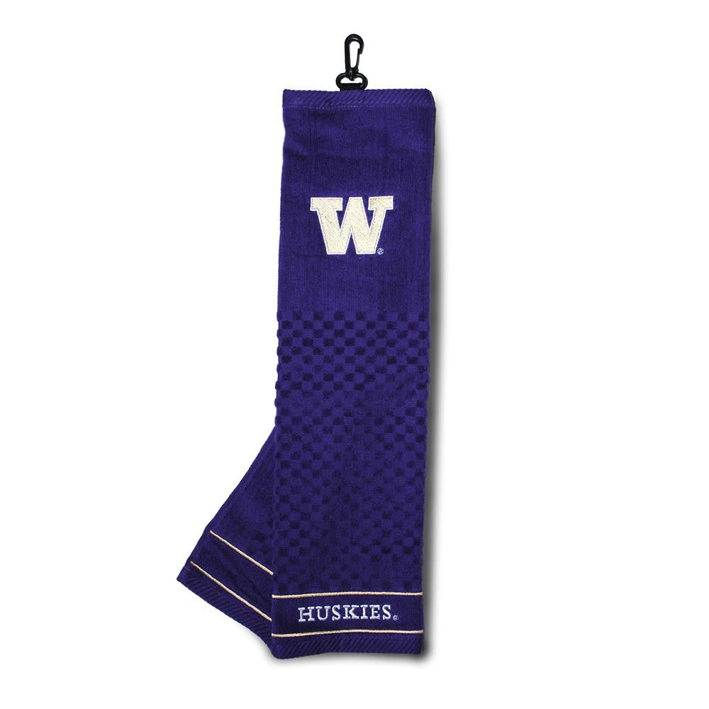 Washington Huskies NCAA Embroidered Tri-Fold Towel