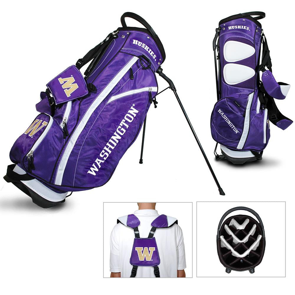 Washington Huskies NCAA Stand Bag - 14 way (Fairway)