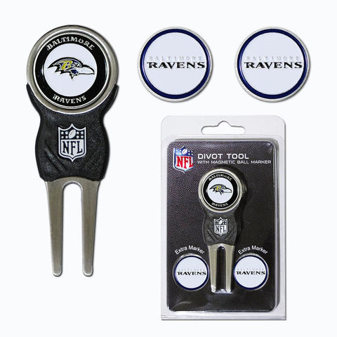 Baltimore Ravens NFL Divot Tool Pack w-Signature tool