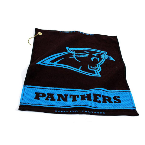 Carolina Panthers NFL Woven Golf Towel