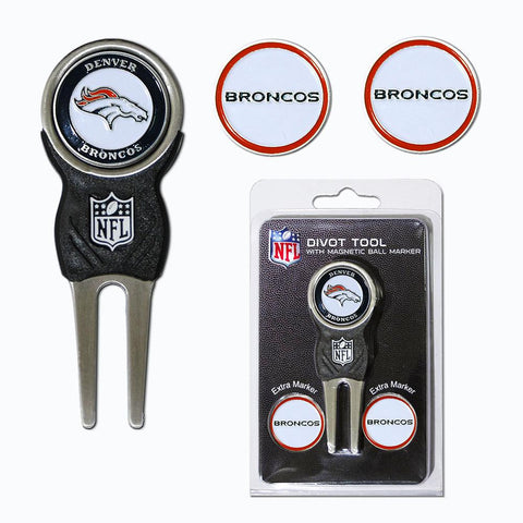 Denver Broncos NFL Divot Tool Pack w-Signature tool