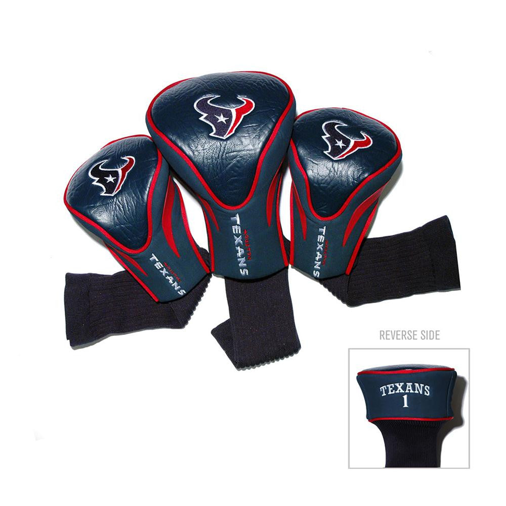 Houston Texans NFL 3 Pack Contour Fit Headcover