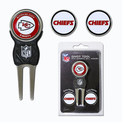 Kansas City Chiefs NFL Divot Tool Pack w-Signature tool