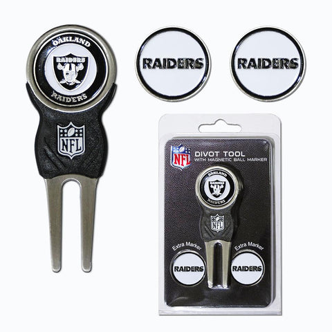 Oakland Raiders NFL Divot Tool Pack w-Signature tool