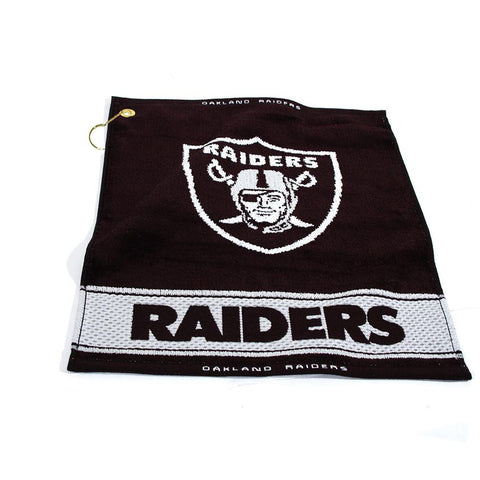 Oakland Raiders NFL Woven Golf Towel