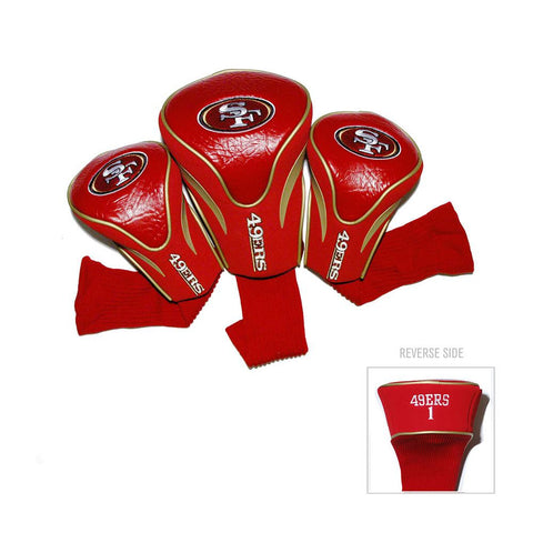 San Francisco 49ers NFL 3 Pack Contour Fit Headcover