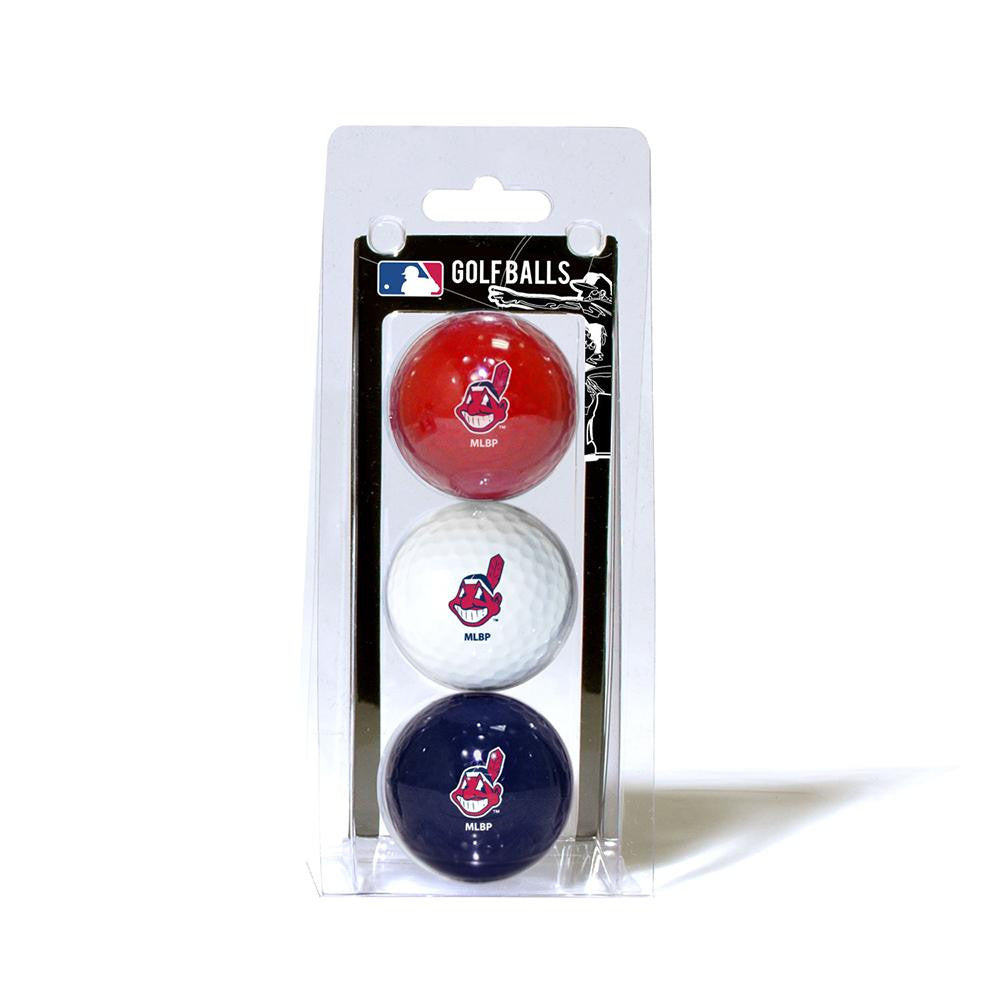 Cleveland Indians MLB 3 Ball Pack