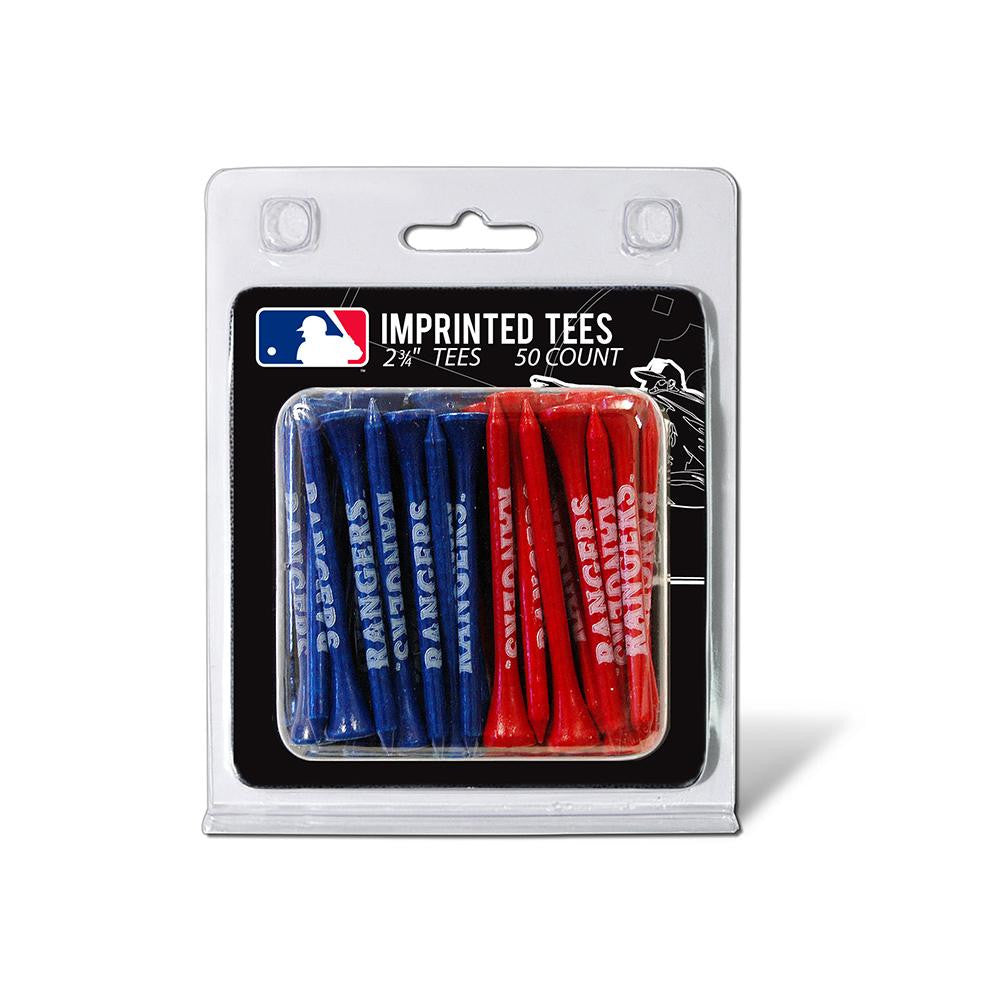 Texas Rangers MLB 50 imprinted tee pack