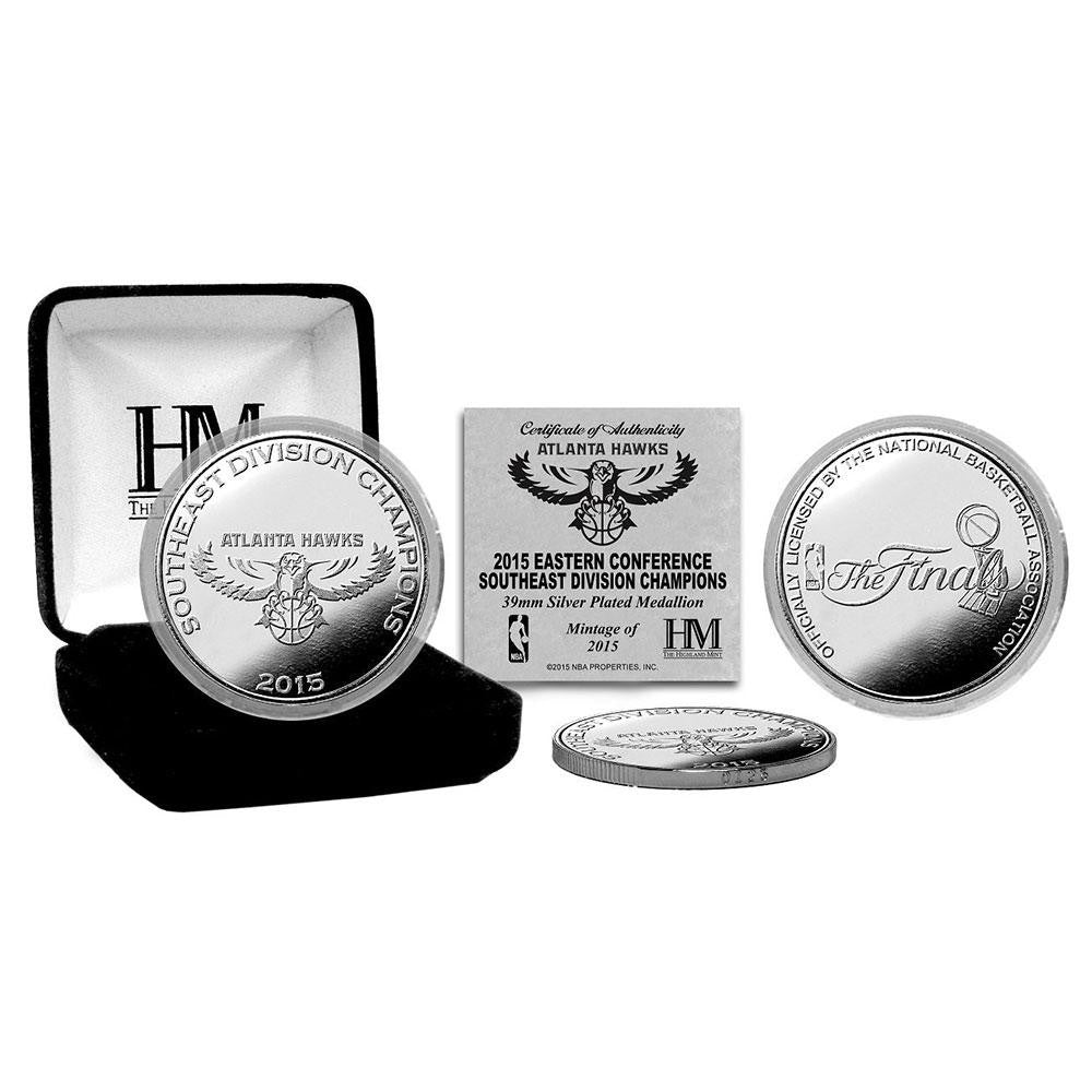 Atlanta Hawks 2015 Southeast Division Champions Silver Mint Coin