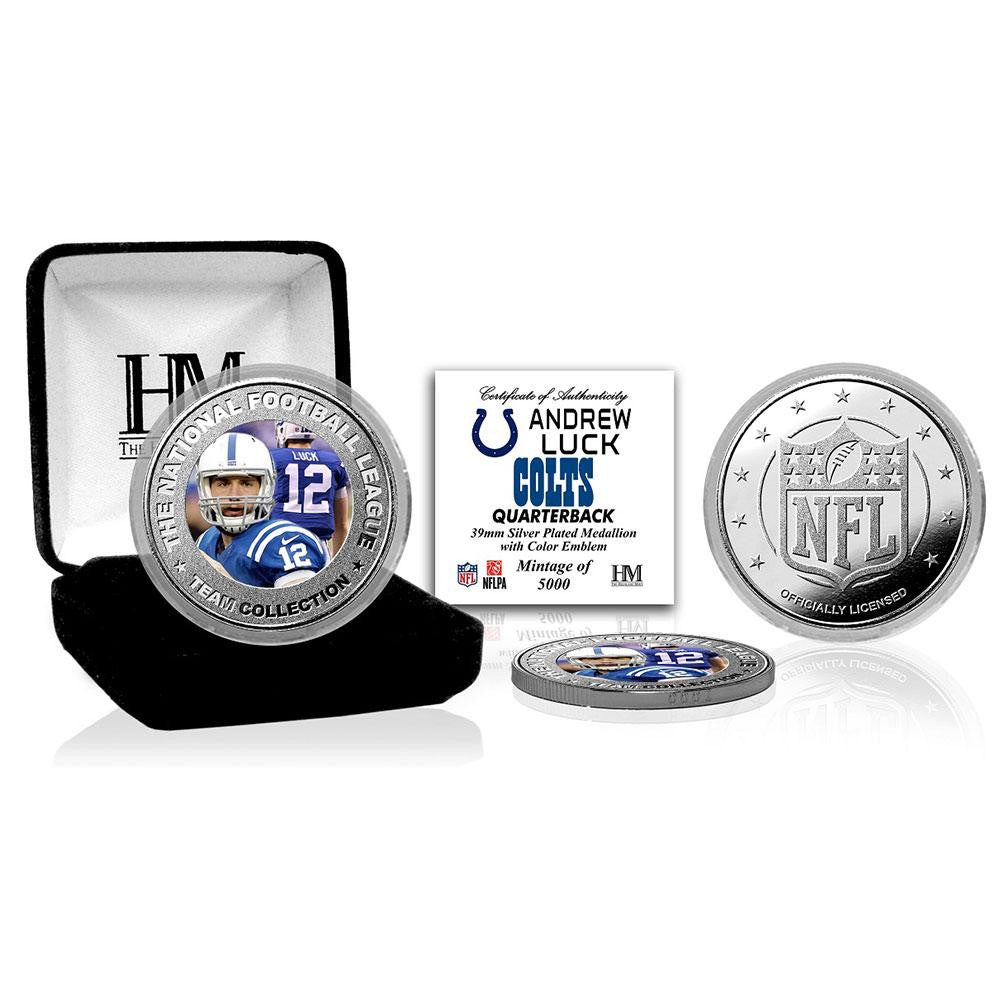 Andrew Luck Silver Color Coin