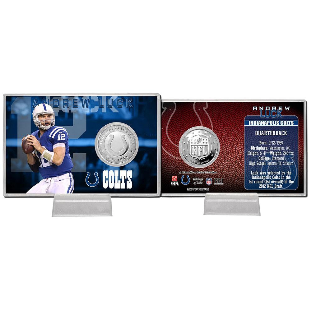 Andrew Luck Silver Coin Card