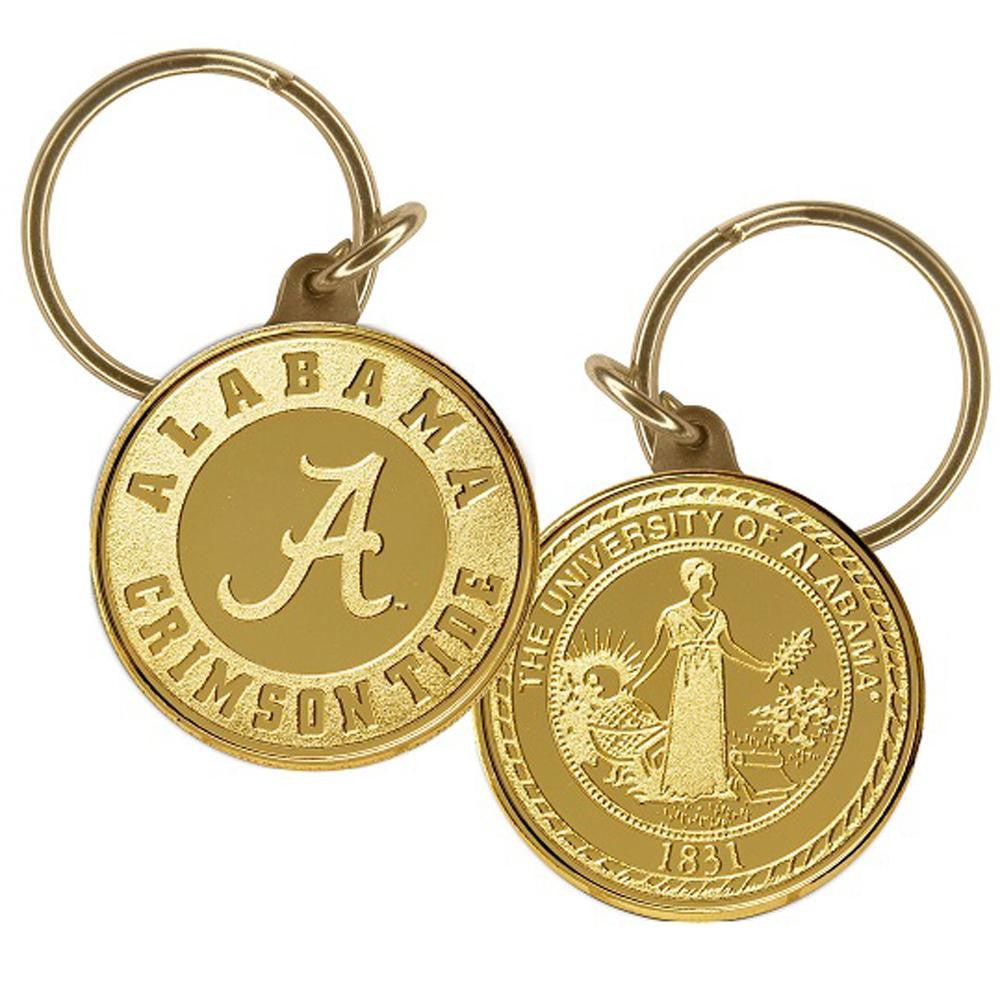 University of Alabama Bronze Coin Keychain