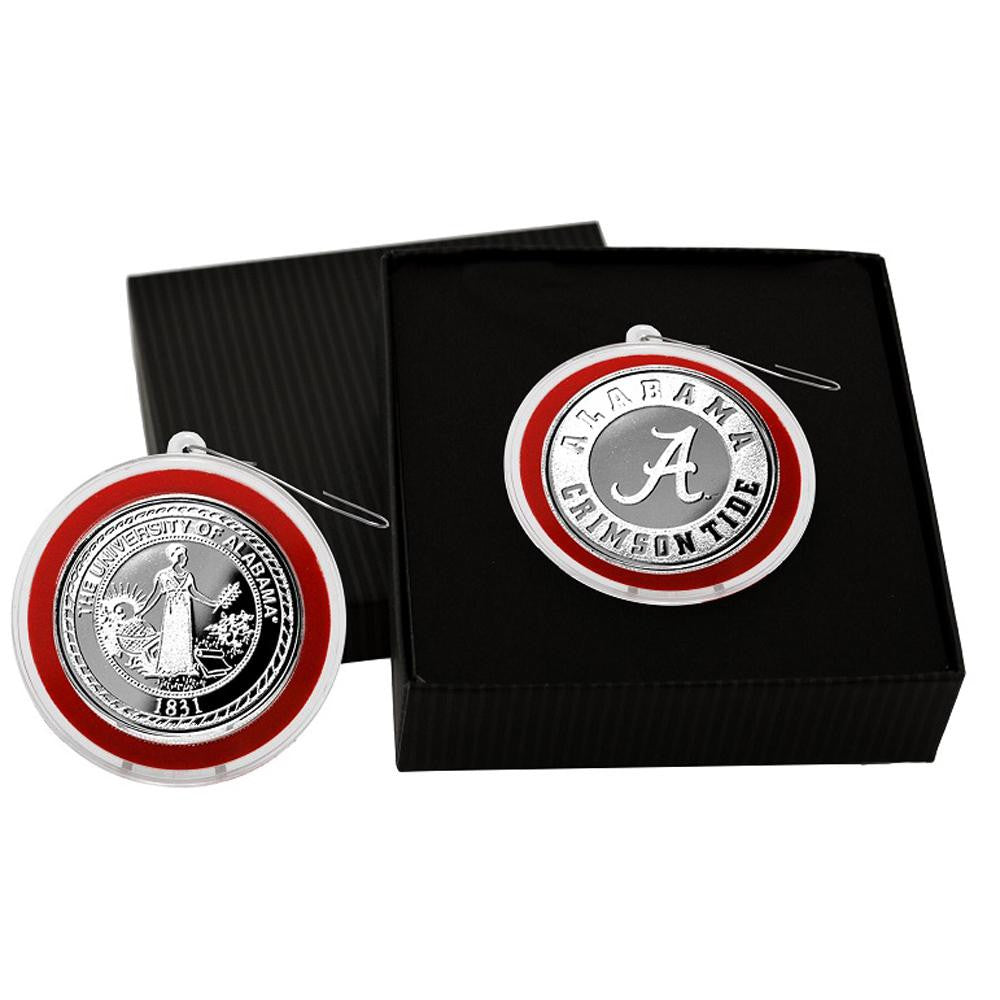 University of AlabamaSilver Coin Ornament